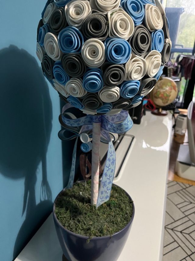 Topiario hecho a mano decoracion