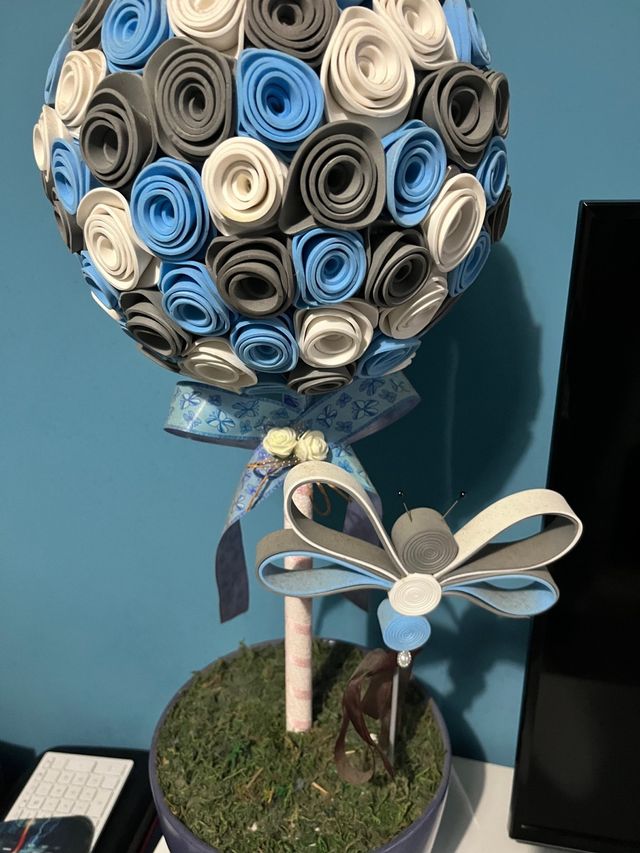 Topiario hecho a mano decoracion