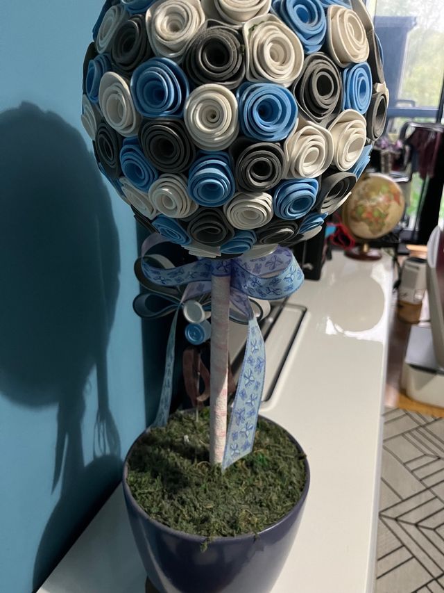 Topiario hecho a mano decoracion