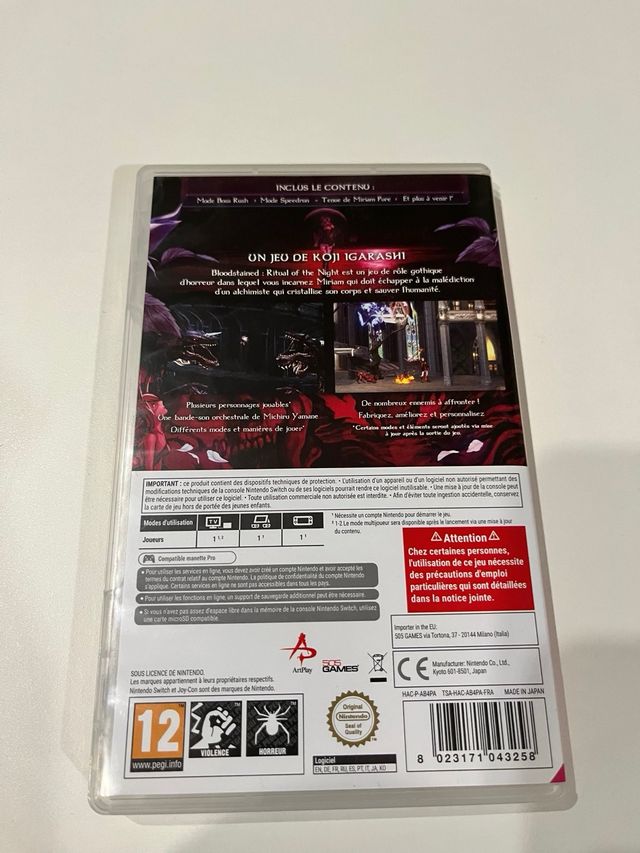Bloodstained ritual of the night