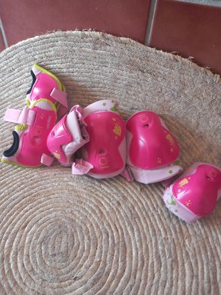 Protección de rodilleras,coderas y muñequeras. 