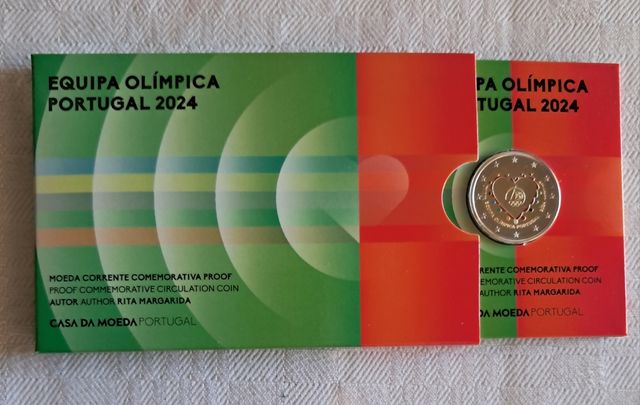 2 Moedas Comemorativas Proof Portugal 2024