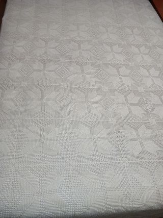 Colcha ganchillo a mano, cama 90