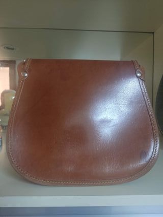 Bolso-bandolera mujer  cuero natural 