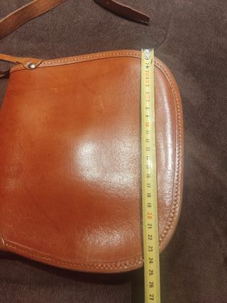 Bolso-bandolera mujer  cuero natural 