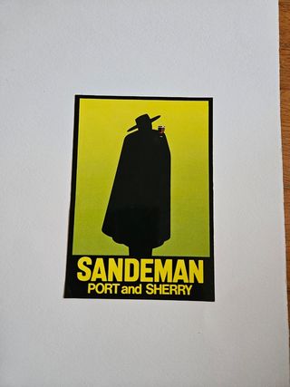 Cartel tamaño postal SANDERMAN