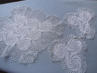 Centrini, completo 3 pezzi