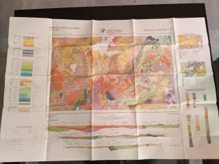 Lote de Mapas Geológicos. Años 1983-1985