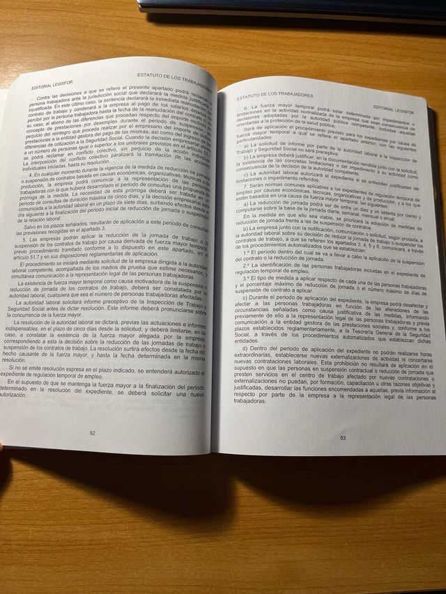 Estatuto de los trabajadores