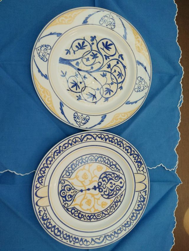 Platos nazaries decoración