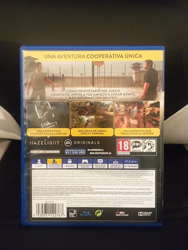 💥🇪🇸 A way out PS4