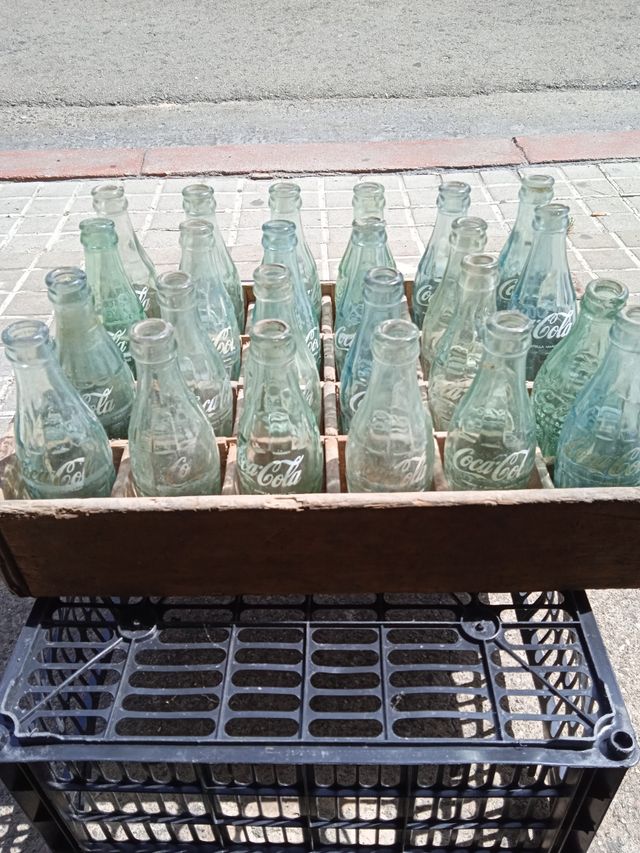 Caja coca cola antigua
