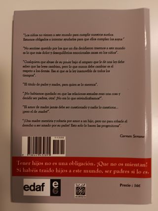 Libro "Me ha dicho mamá que no me quiere