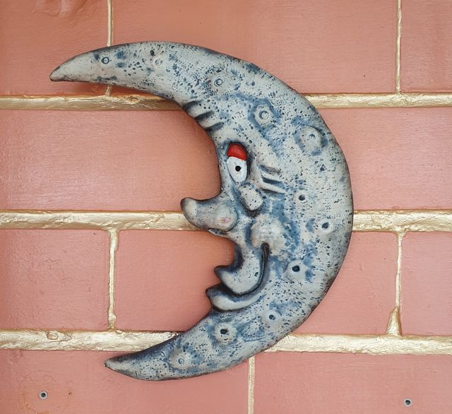 Luna colgar decoración