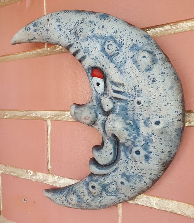 Luna colgar decoración