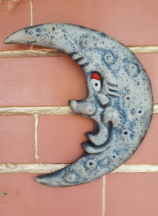 Luna colgar decoración