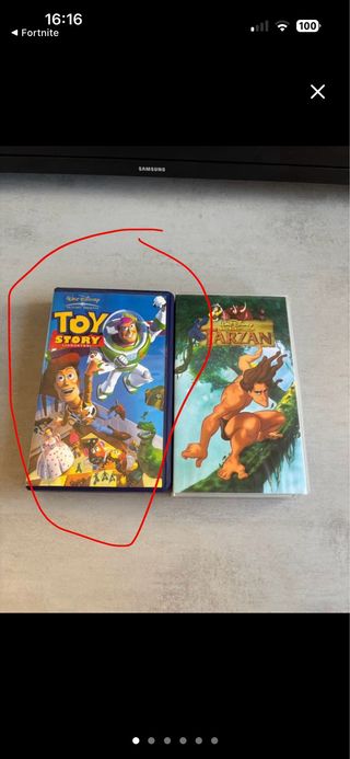 Vhs casper y toy story