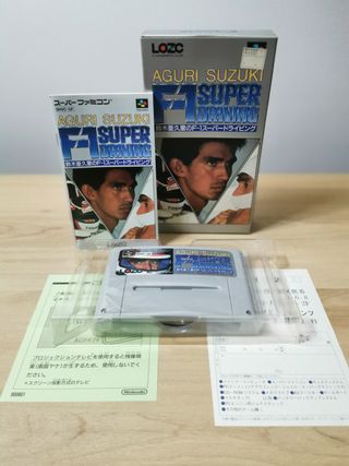 AGURI SUZUKI F1 SUPER DRIVING. SUPER FAMICOM /SNES