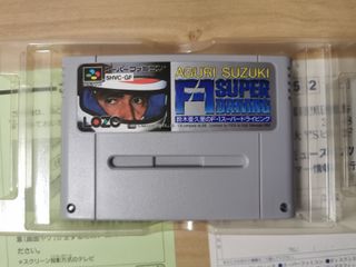 AGURI SUZUKI F1 SUPER DRIVING. SUPER FAMICOM /SNES