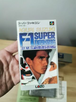 AGURI SUZUKI F1 SUPER DRIVING. SUPER FAMICOM /SNES