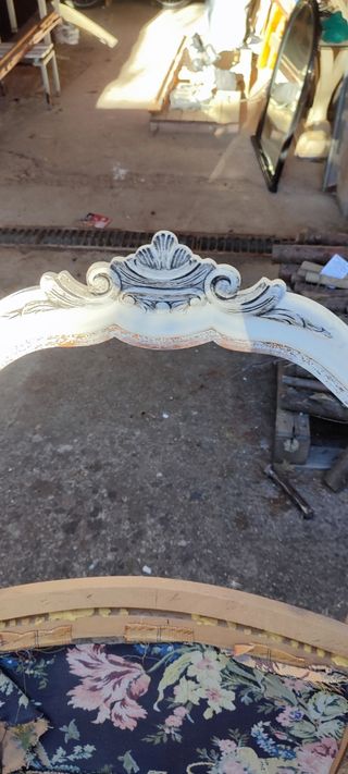 Conjunto de 3 Sofás Vintage Restauración