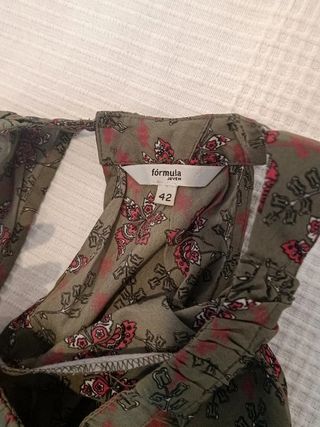 Mono verde estampado de flores 🌷Fórmula Joven