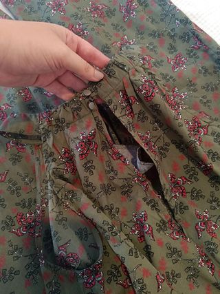 Mono verde estampado de flores 🌷Fórmula Joven