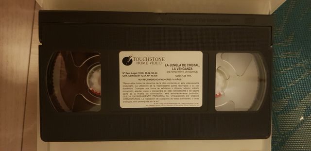 Jungla de cristal películas VHS
