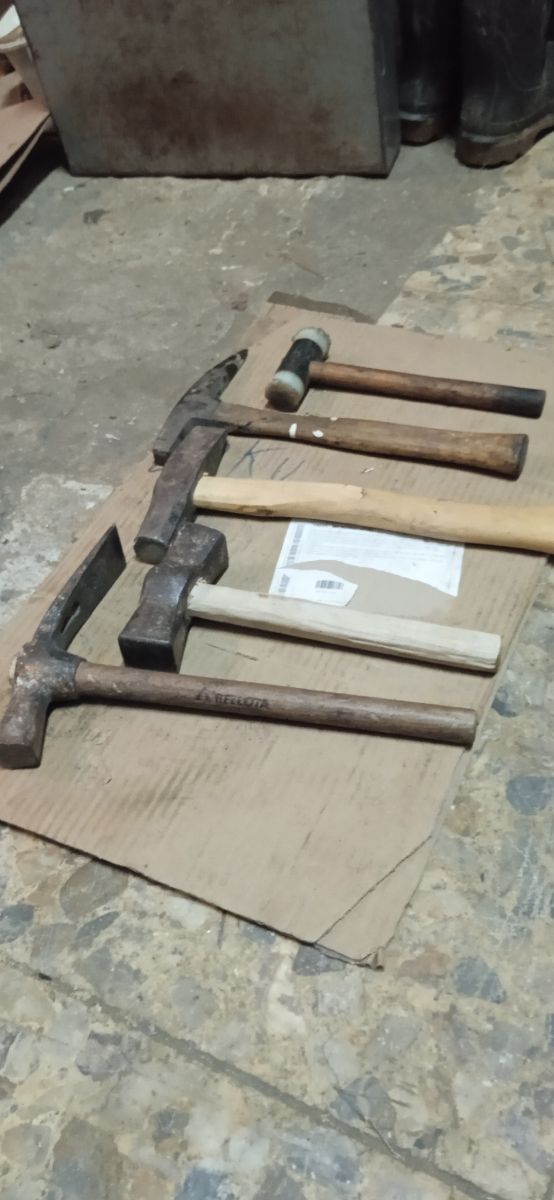 Conjunto de 5 martillos