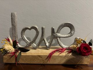 Decoración letras Love