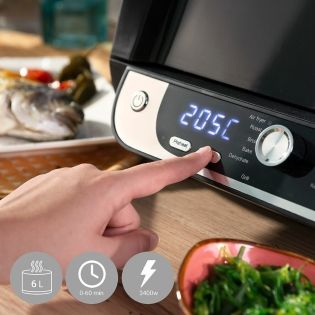 Freidora de aire InnovaGoods Fryinn 12-in-1 6000