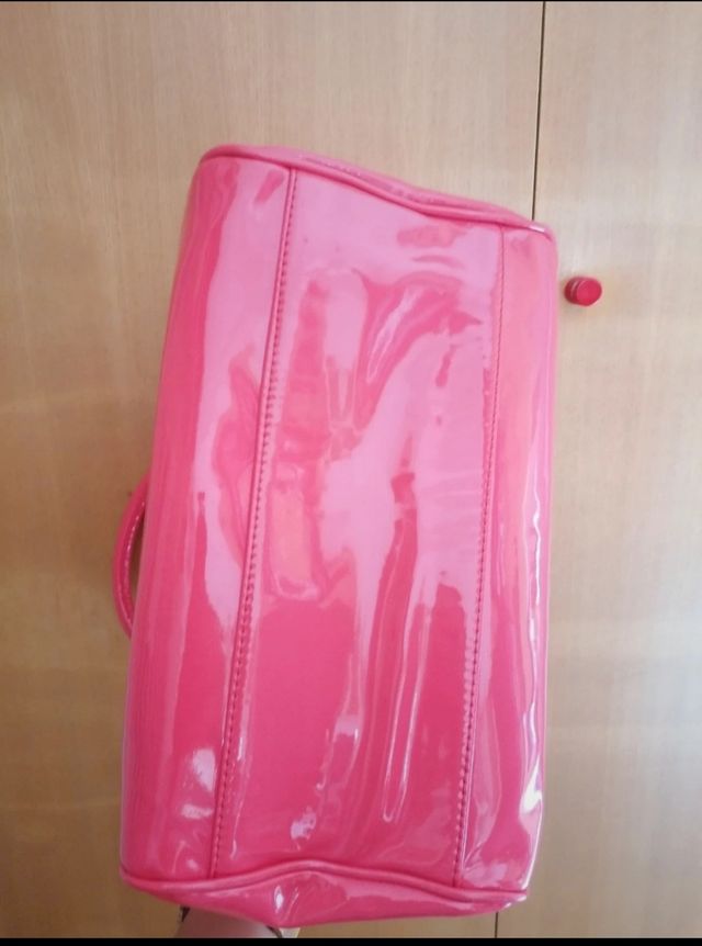 Borsa bauletto rosso corallo