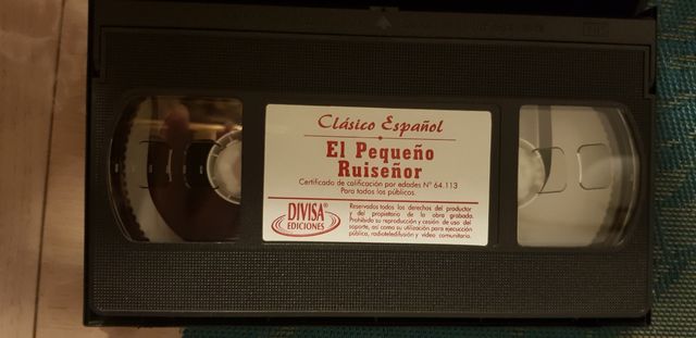 El pequeño ruiseñor VHS