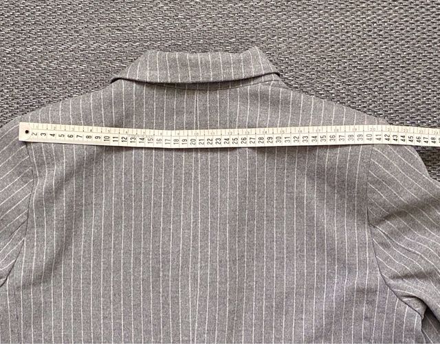 Traje blazer+pantalón gris raya diplomática H&M 44