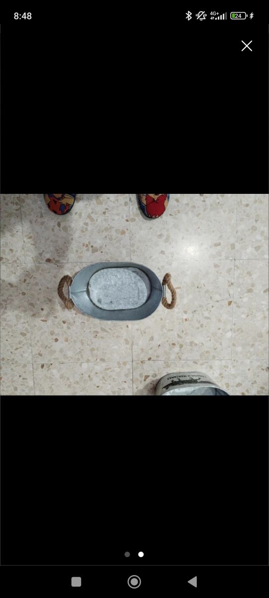 Cubo galvanizado ladrón de 🍏