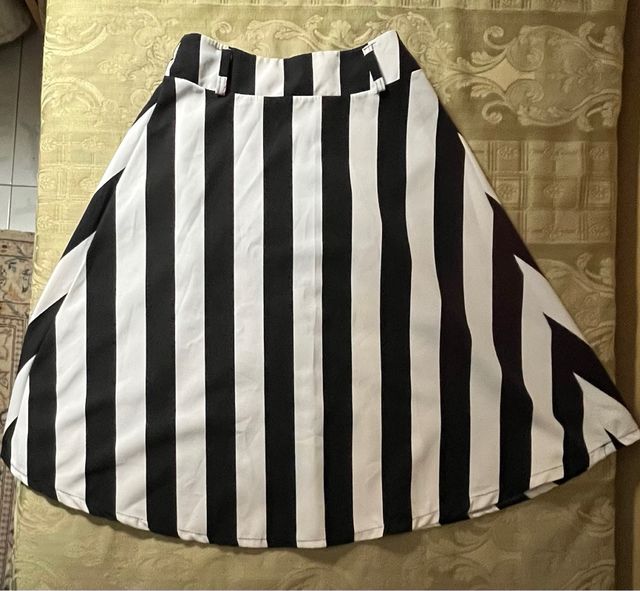 Gonna a ruota a righe