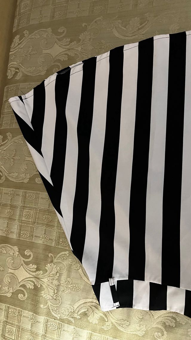 Gonna a ruota a righe