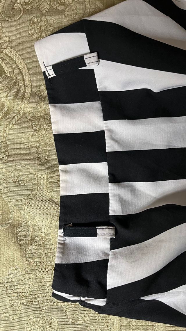 Gonna a ruota a righe