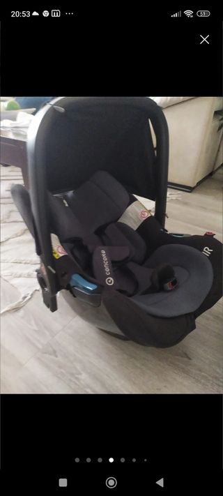 Capazo plegable y silla para coche 