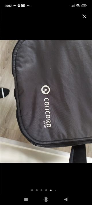 Capazo plegable y silla para coche 