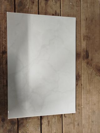 7 Azulejos blancos rectangular grande