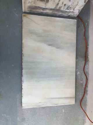 Plancha de mármol blanco real