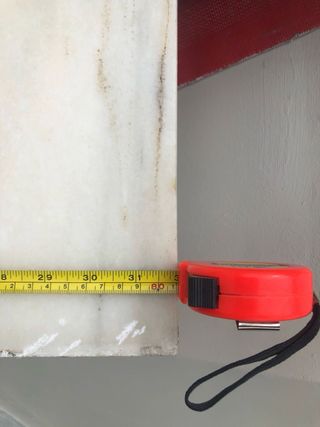 Plancha de mármol blanco real