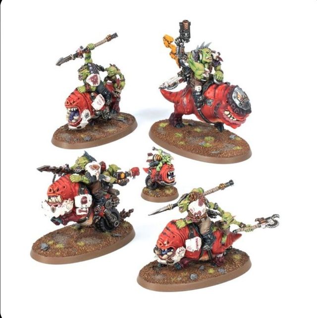 Squighog Boyz Orks in matrice