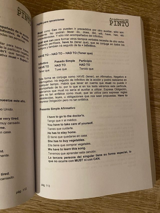 Libro inglés Guardia civil