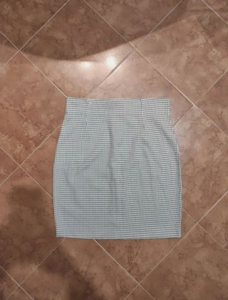 Gonna fantasia pied de poule