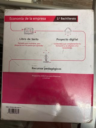 Economía de la empresa 2 Bachillera Mc Graw Hill