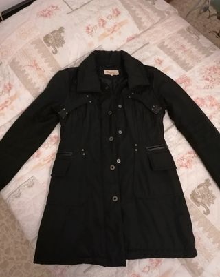 Giubbetto lungo nero da donna