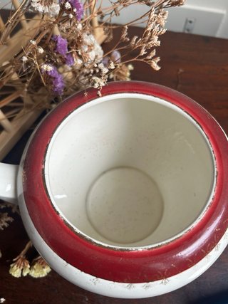 Cafetera loza francesa Sarreguemines