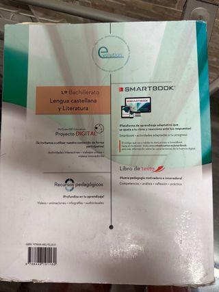 Lengua castellana y Literatura 1 BACHILLERATO